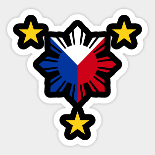 3 Stars and a Sun Philippines Sticker